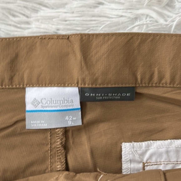 Columbia Men’s Battle ridge II omni-shade shorts in brown size 42 - Picture 7 of 14